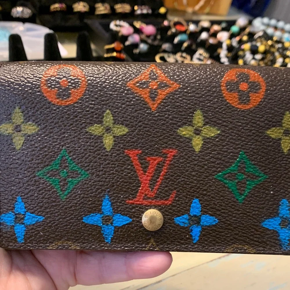 / Louis Vuitton Vintage Porte Monnaie Tressor Wallet - Picture 1 of 16